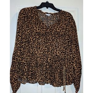 Leopard blouse